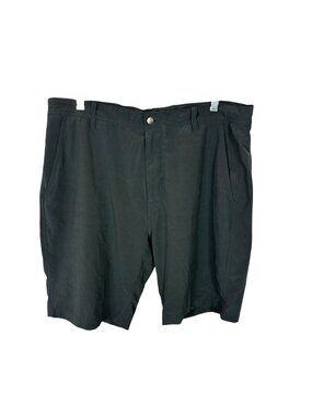 FOOTJOY Black Golf Shorts Chino Flat Front
